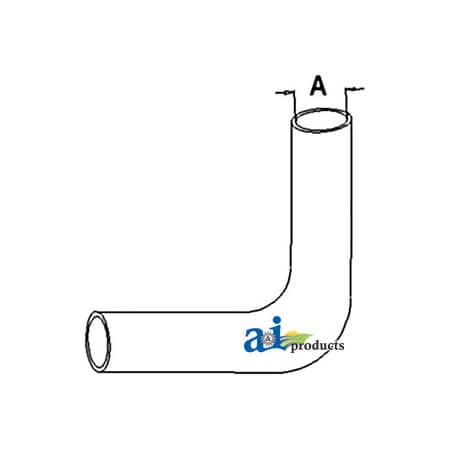 A & I Products Radiator Hose, Upper 16" x3" x3" A-303424235